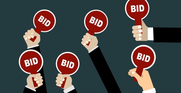 Image of bid signs